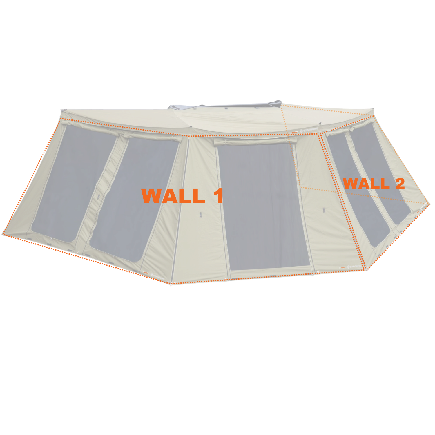 Flavings 270° Awning Set – Left Swing + Deluxe Wall Kit - Image 7