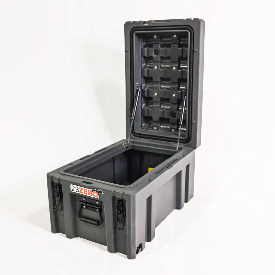 Flavings 90L Adventure Storage Box – Heavy-Duty Grey Case