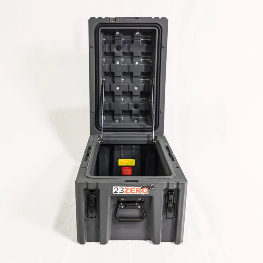 Flavings 90L Adventure Storage Box – Heavy-Duty Grey Case - Image 2
