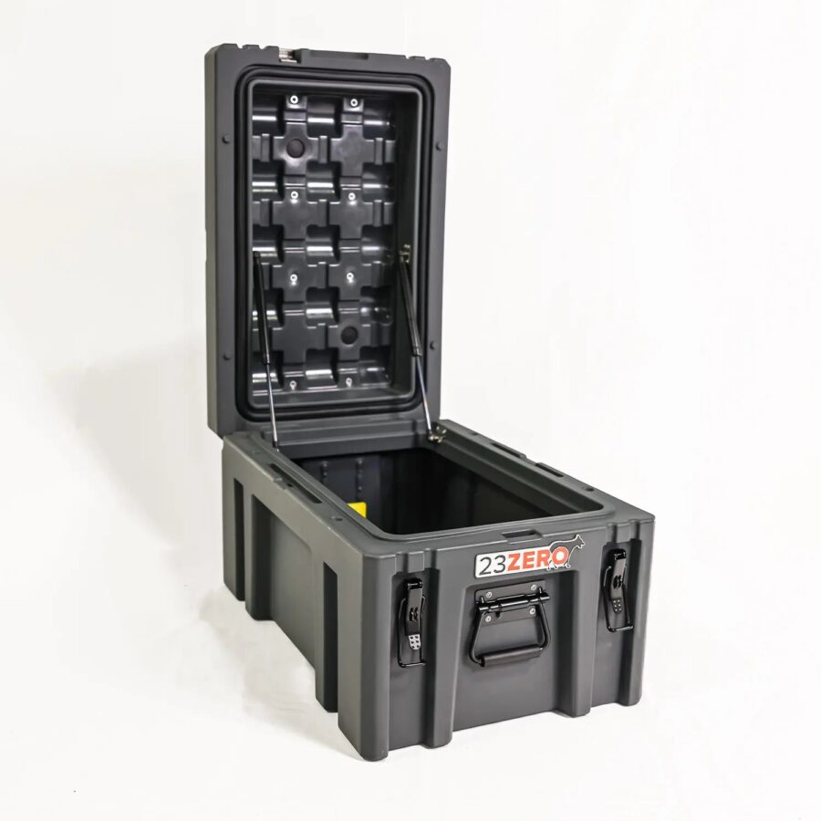 Flavings 90L Adventure Storage Box – Heavy-Duty Grey Case - Image 3