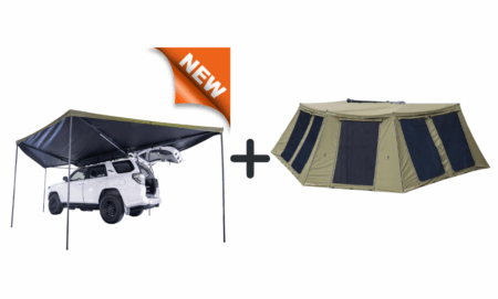 Flavings 270° Awning Set – Left Swing + Deluxe Wall Kit