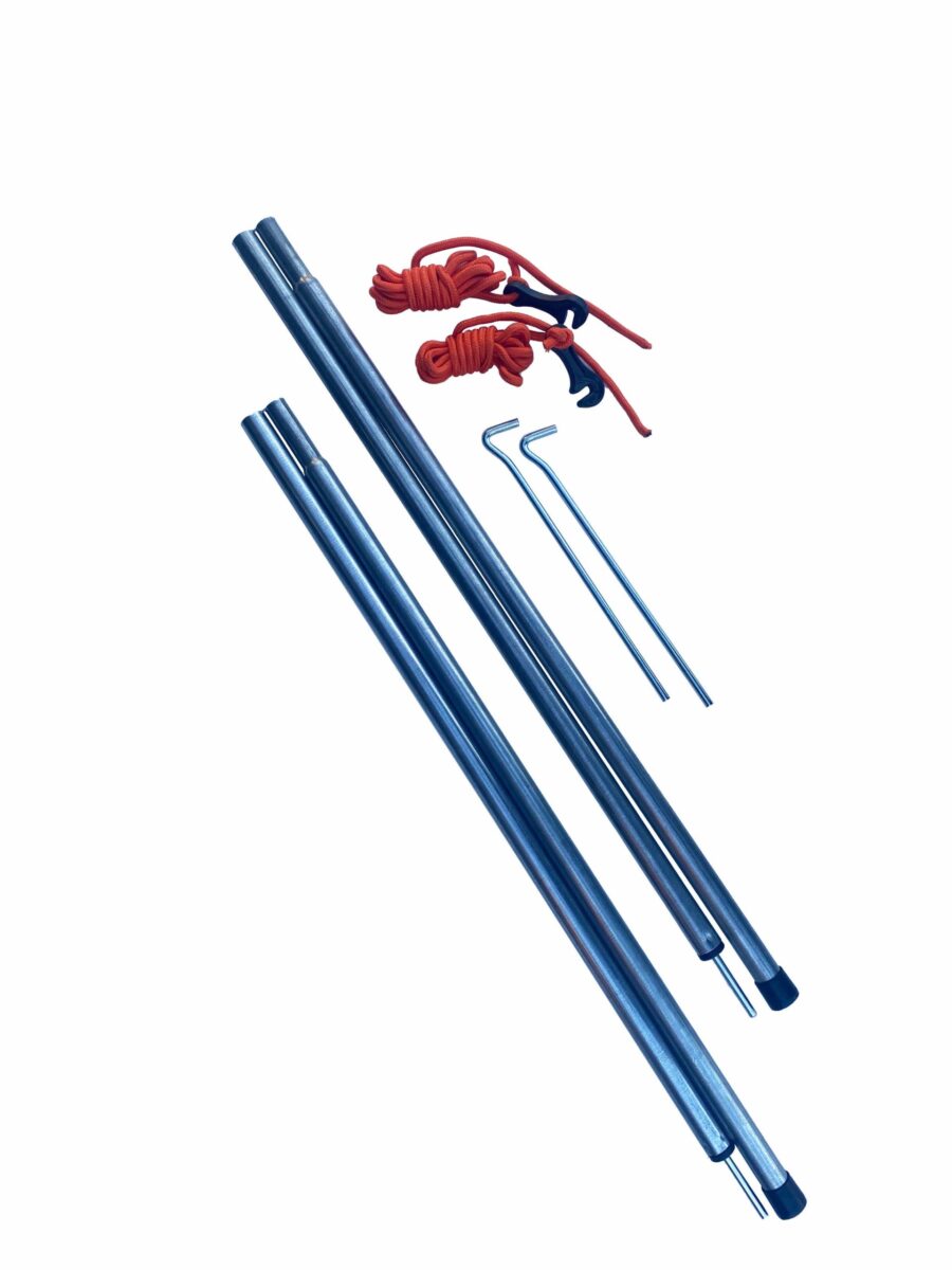Flavings Telescoping Awning Poles – Adjustable 29.5" to 54" Set - Image 2